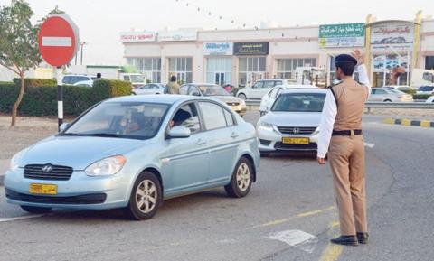 كشف المخالفات المرورية شرطة عمان السلطانية